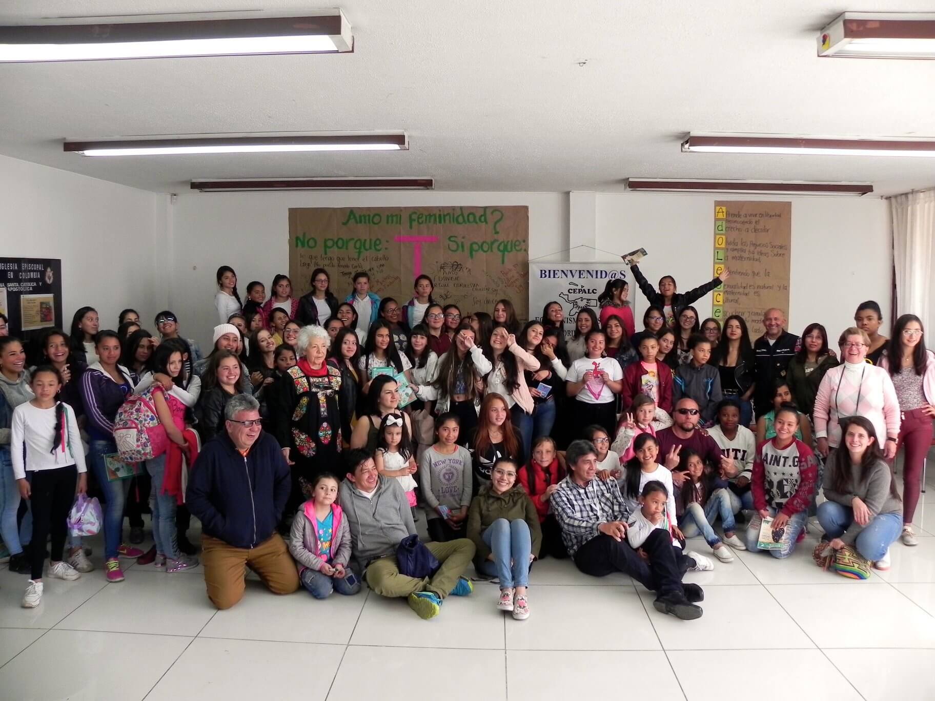 Columnbian church members group photo